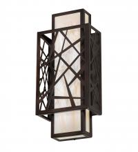 Meyda Yellow 217647 - 8" Wide Quadrato Rich Umador Wall Sconce