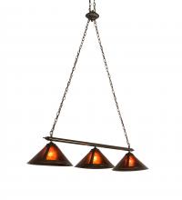 Meyda Yellow 217893 - 60" Long Sutter 3 Light Island Pendant