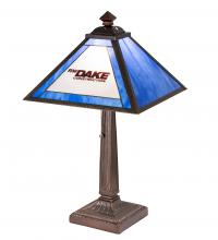 Meyda Yellow 219517 - 23" High Personalized Mission Table Lamp