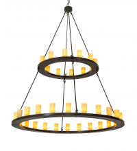 Meyda Yellow 222247 - 72" Wide Loxley 36 Light Two Tier Chandelier