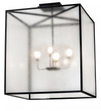 Meyda Yellow 222733 - 48" Square Kitzi Box Pendant