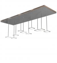 Meyda Yellow 225206 - 75" Long Kossar Ceiling Fixture