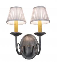 Meyda Yellow 226109 - 11" Wide Jenna 2 Light Wall Sconce