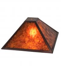 Meyda Yellow 22620 - 14" Square Mission Prime Shade
