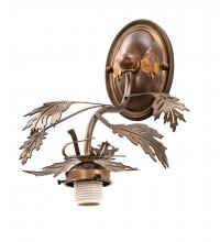 Meyda Yellow 22823 - 9" Wide Oak Leaf Wall Sconce Hardware