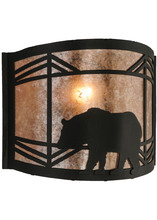 Meyda Yellow 22937 - 11.5"W Lone Bear Wall Sconce