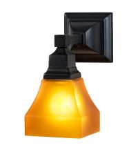 Meyda Yellow 229385 - 5" Wide Bungalow Wall Sconce