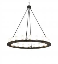 Meyda Yellow 230977 - 60" Wide Loxley 20 Light Chandelier