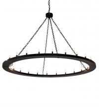 Meyda Yellow 231316 - 72" Wide Loxley 24 Light Chandelier