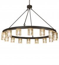 Meyda Yellow 231480 - 62" Wide Loxley Needham 16 Light Chandelier