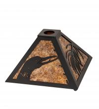 Meyda Yellow 232662 - 12" Square Loon Pine Needle Shade
