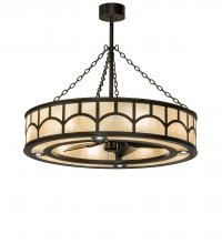 Meyda Yellow 234989 - 44" Wide Mission Hill Top Chandel-Air