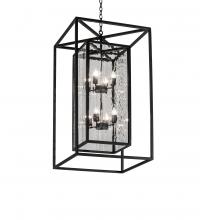 Meyda Yellow 235125 - 24" Square Kitzi Box Pendant