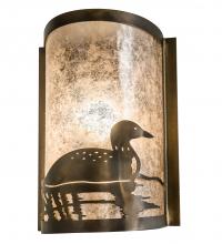 Meyda Yellow 235602 - 8" Wide Loon Right Wall Sconce
