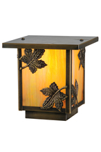 Meyda Yellow 23702 - 6.5"Sq Hyde Park Maple Leaf Deck Light