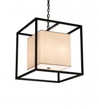 Meyda Yellow 237278 - 22" Square Kitzi Box Pendant