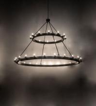Meyda Yellow 237743 - 96" Wide Loxley 36 Light Two Tier Chandelier