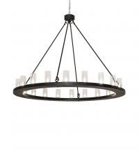 Meyda Yellow 238641 - 60" Wide Loxley 20 Light Chandelier