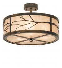 Meyda Yellow 238789 - 18" Wide Branches Semi-Flushmount