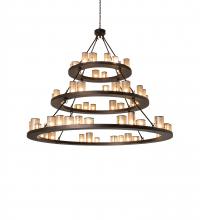 Meyda Yellow 238892 - 72" Wide Loxley Shelburne 3 Tier Chandelier