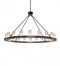 Meyda Yellow 241063 - 60" Wide Loxley 20 Light Chandelier