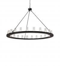 Meyda Yellow 242137 - 72" Wide Loxley 24 Light Chandelier