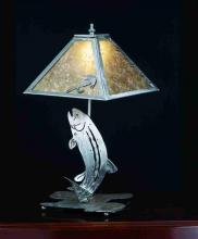 Meyda Yellow 24231 - 21" High Leaping Trout Table Lamp