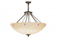 Meyda Yellow 242524 - 30" Wide Madison Inverted Pendant