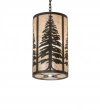 Meyda Yellow 244171 - 14" Wide Tall Pines Pendant