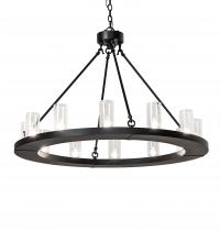 Meyda Yellow 244280 - 42" Wide Loxley 12 Light Chandelier