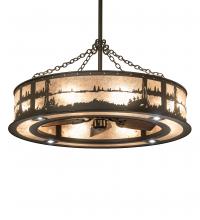 Meyda Yellow 244570 - 44" Wide Quiet Pond Chandel-Air