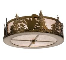 Meyda Yellow 24469 - 16" Wide Loon Flushmount