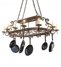 Meyda Yellow 246369 - 63" Long Neo 15 Light Pot Rack
