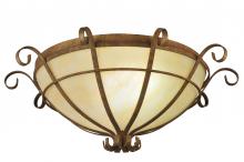 Meyda Yellow 249801 - 24" Wide Florentine Flushmount