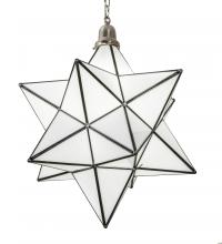 Meyda Yellow 250854 - 18" Wide Moravian Star Pendant