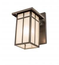 Meyda Yellow 251750 - 7" Wide Hyde Park "T" Mission Solid Mount Wall Sconce