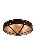 Meyda Yellow 254942 - 42" Wide Craftsman Prime Flushmount