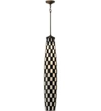 Meyda Yellow 26983 - 6.5"W Checkers Pendant