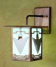 Meyda Yellow 29607 - 6"W Arrowhead Lantern Wall Sconce
