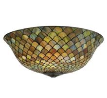 Meyda Yellow 29627 - 24" Wide Tiffany Fishscale Shade