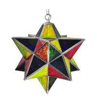 Meyda Yellow 30059 - 18"W Moravian Star Pendant