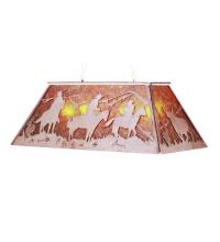 Meyda Yellow 32115 - 48" Long Rustlers Oblong Pendant