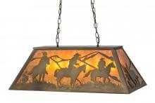 Meyda Yellow 32326 - 33"L Rustlers Oblong Pendant
