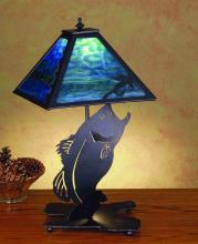 Meyda Yellow 32566 - 21"H Leaping Bass Table Lamp