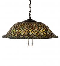 Meyda Yellow 36856 - 20" Wide Tiffany Fishscale Pendant