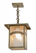 Meyda Yellow 38990 - 9"Sq Hyde Park Mountain View Pendant