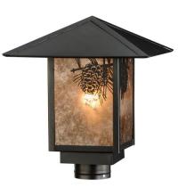 Meyda Yellow 41123 - 12"Sq Seneca Winter Pine Post Mount