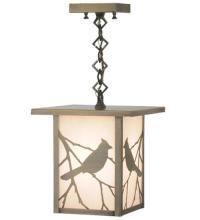 Meyda Yellow 43378 - 9"Sq Hyde Park Song Bird Ceiling Mini Pendant