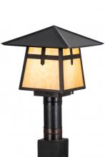 Meyda Yellow 45514 - 12.5"Sq Stillwater Cross Mission Post Mount