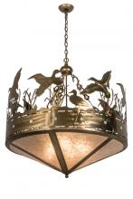 Meyda Yellow 50145 - 36"W Ducks in Flight Inverted Pendant